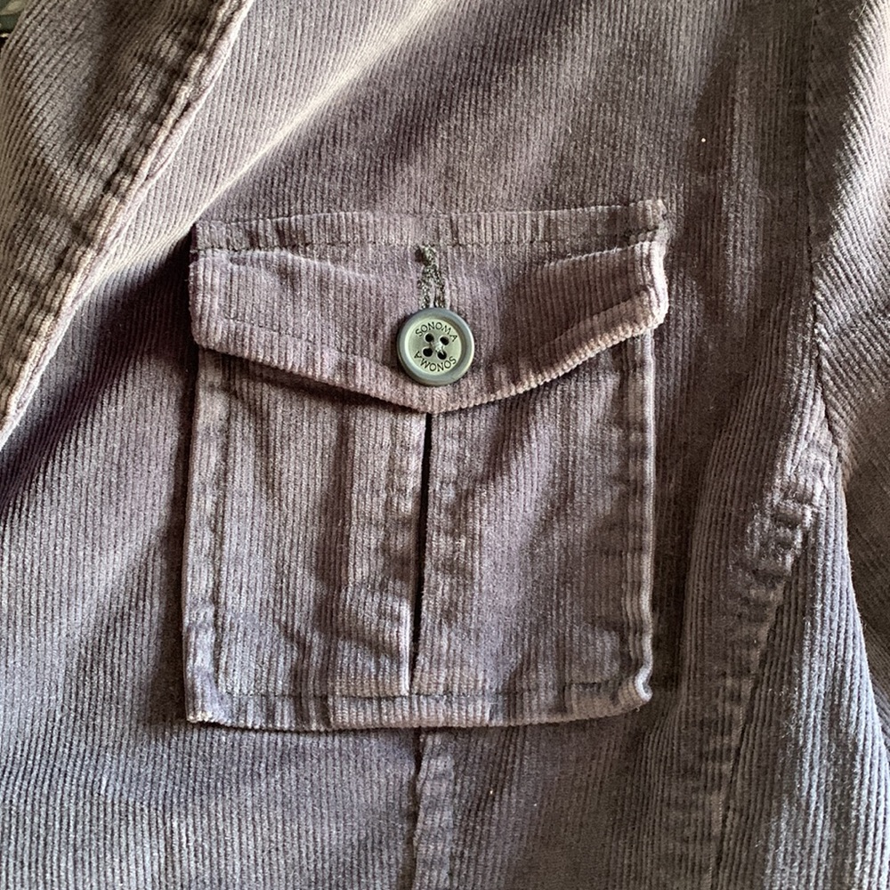 3/$15 Sonoma corduroy cotton jacket size medium - Picture 3 of 6